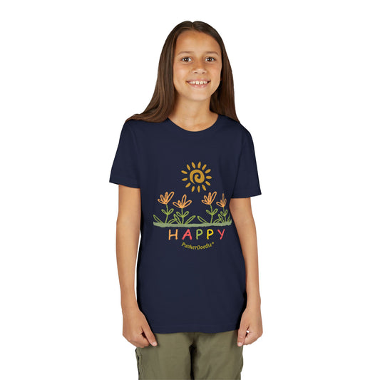 HAPPY Youth T-Shirt - Build Joyful Kids - PunkerDoodle®
