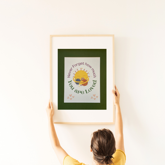 PunkerDoodle® Never Forget Collection Inspiratinal Wall Art Home 